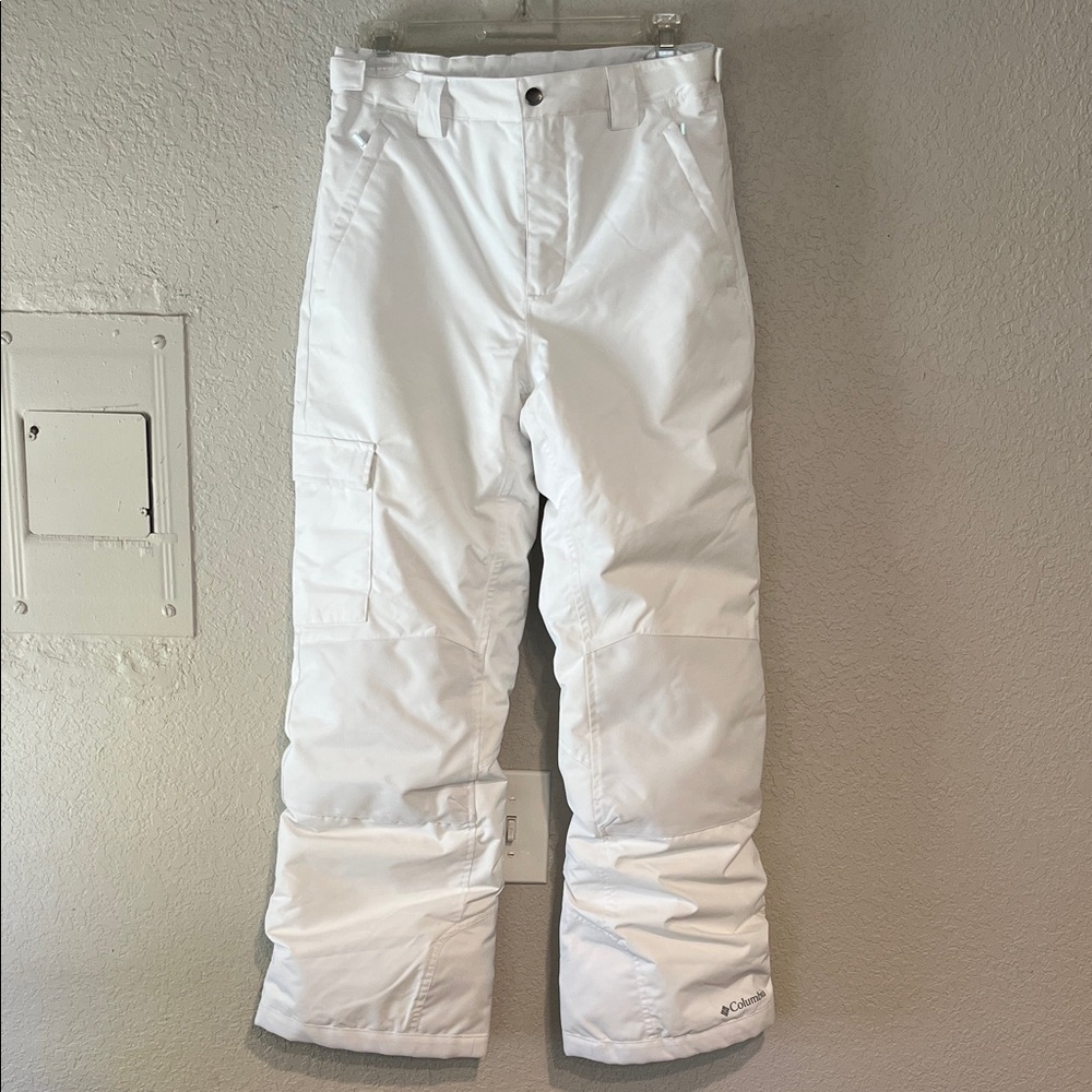 Columbia Kids Bugaboo White Snow Pants - large 14/16
